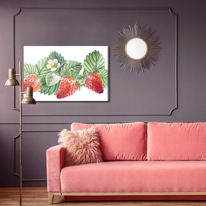 Kanva - Zemenes ar ziediem, N-651 X-ART