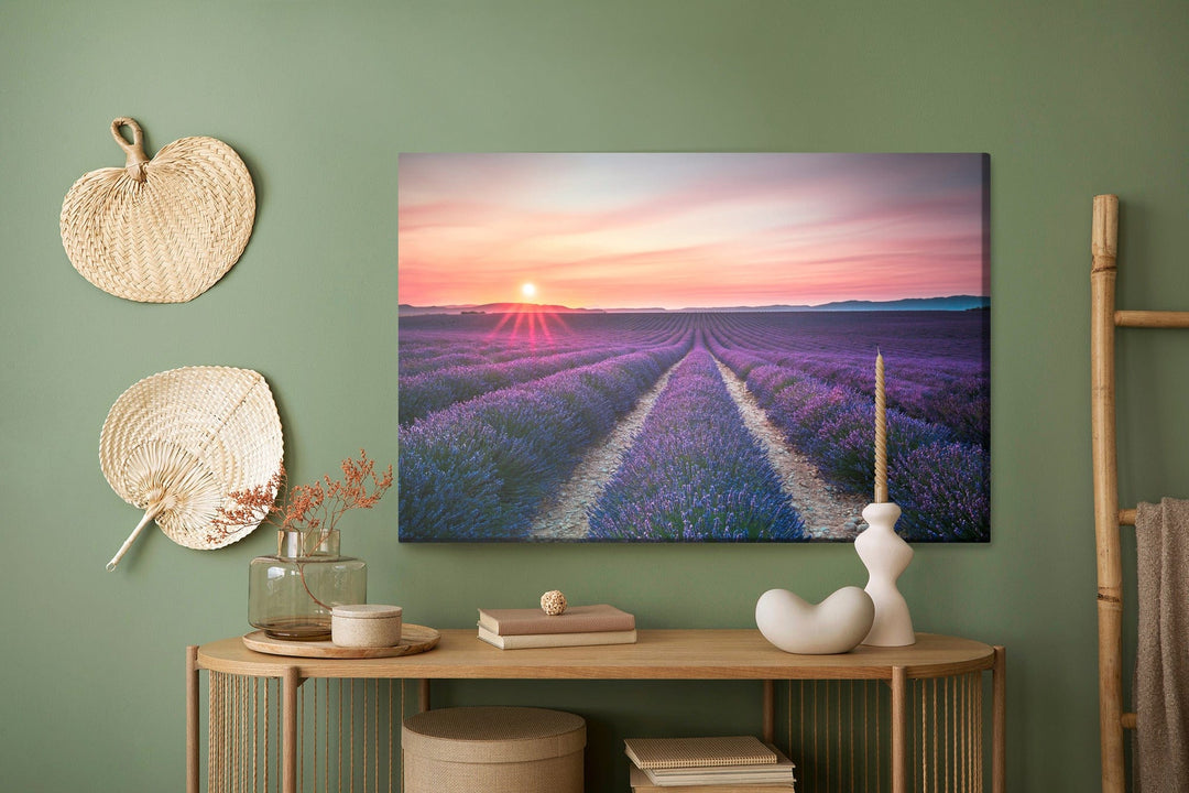 Kanva - Ziedošas lavandas lauks X-ART