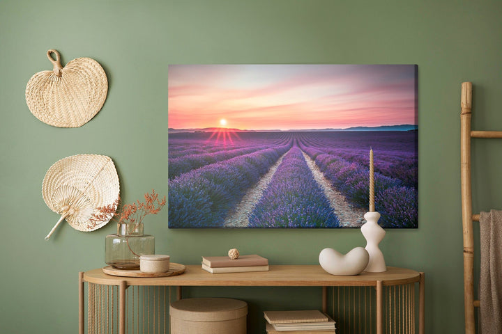 Kanva - Ziedošas lavandas lauks X-ART