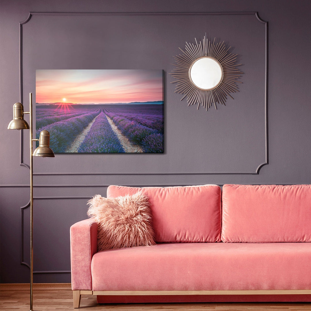 Kanva - Ziedošas lavandas lauks X-ART