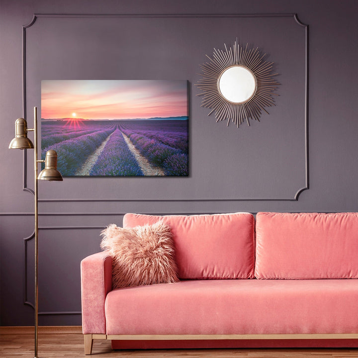 Kanva - Ziedošas lavandas lauks X-ART