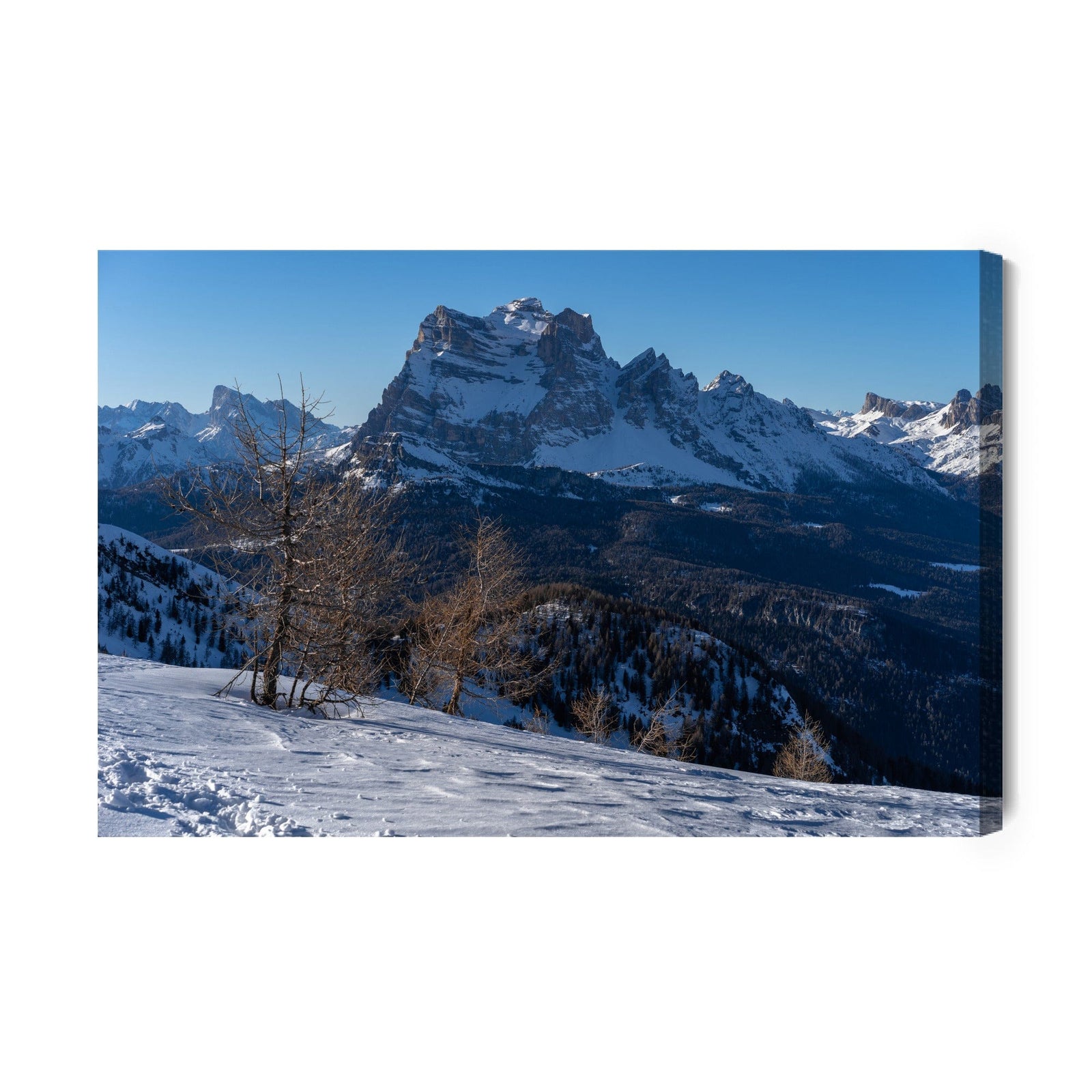 Kanva - Ziemas 3D kalnu ainava, N-1075 X-ART