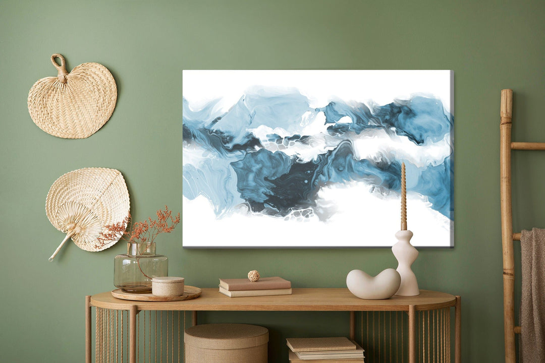 Kanva - Zils abstrakts vilnis, N-873 X-ART