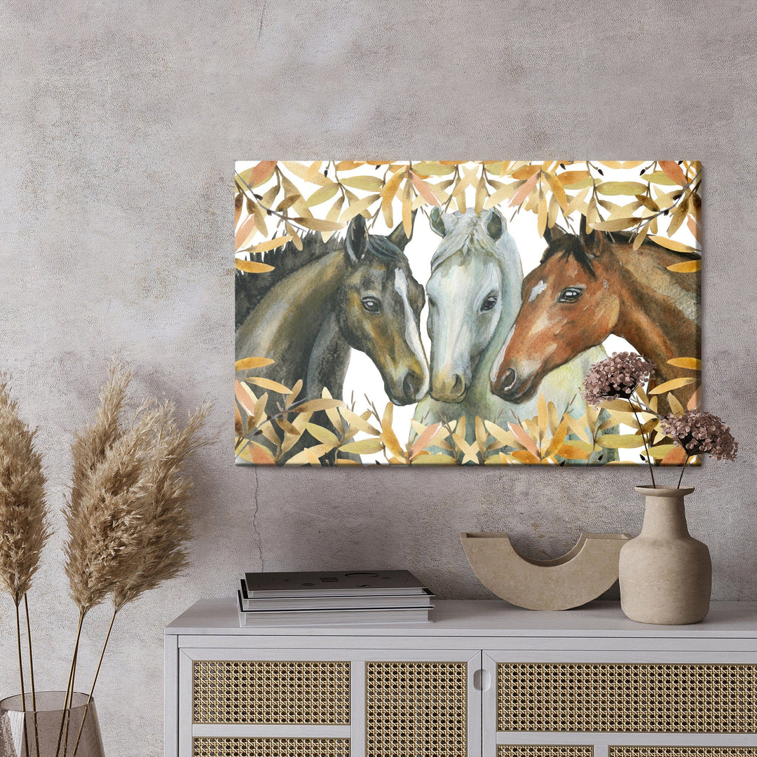 Kanva - Zirgi rudens lapās, N-403 X-ART