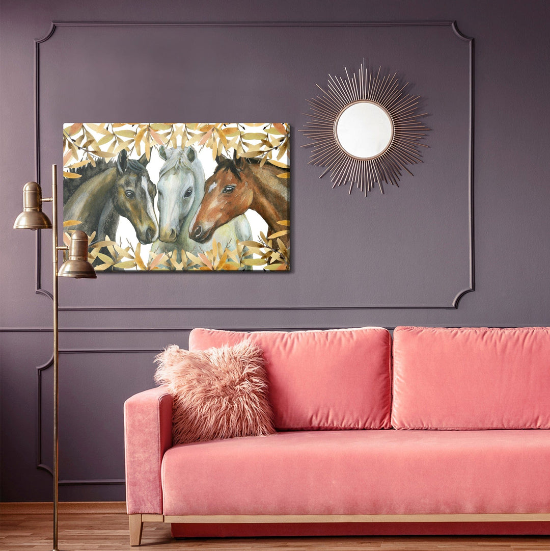 Kanva - Zirgi rudens lapās, N-403 X-ART