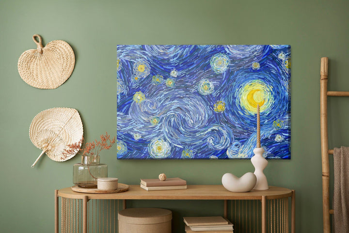 Kanva - Zvaigžņotā nakts Vinsenta van Goga stilā, N-1161 X-ART