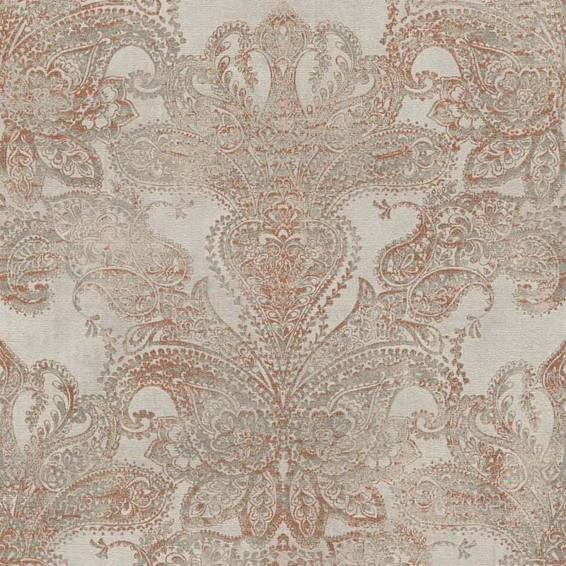 Klassinen barokkitapetti ornamenteilla beige ja ruskea, 1374027 AS Creation