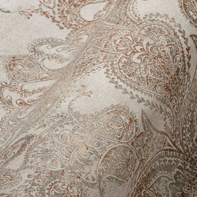 Klassikaline barokk tapeet ornamentidega beeži ja pruuni värvi, 1374027 AS Creation