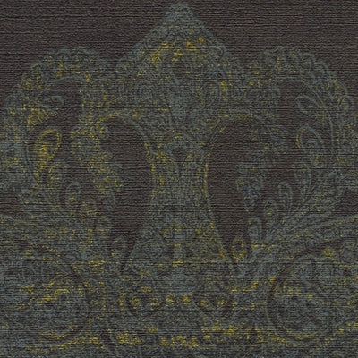 Klassinen barokkitapetti ornamentilla mustana, 1374033 AS Creation