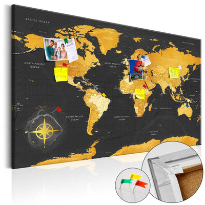 С картой мира: фотообои,  декоративные доски и скрэтч-карты