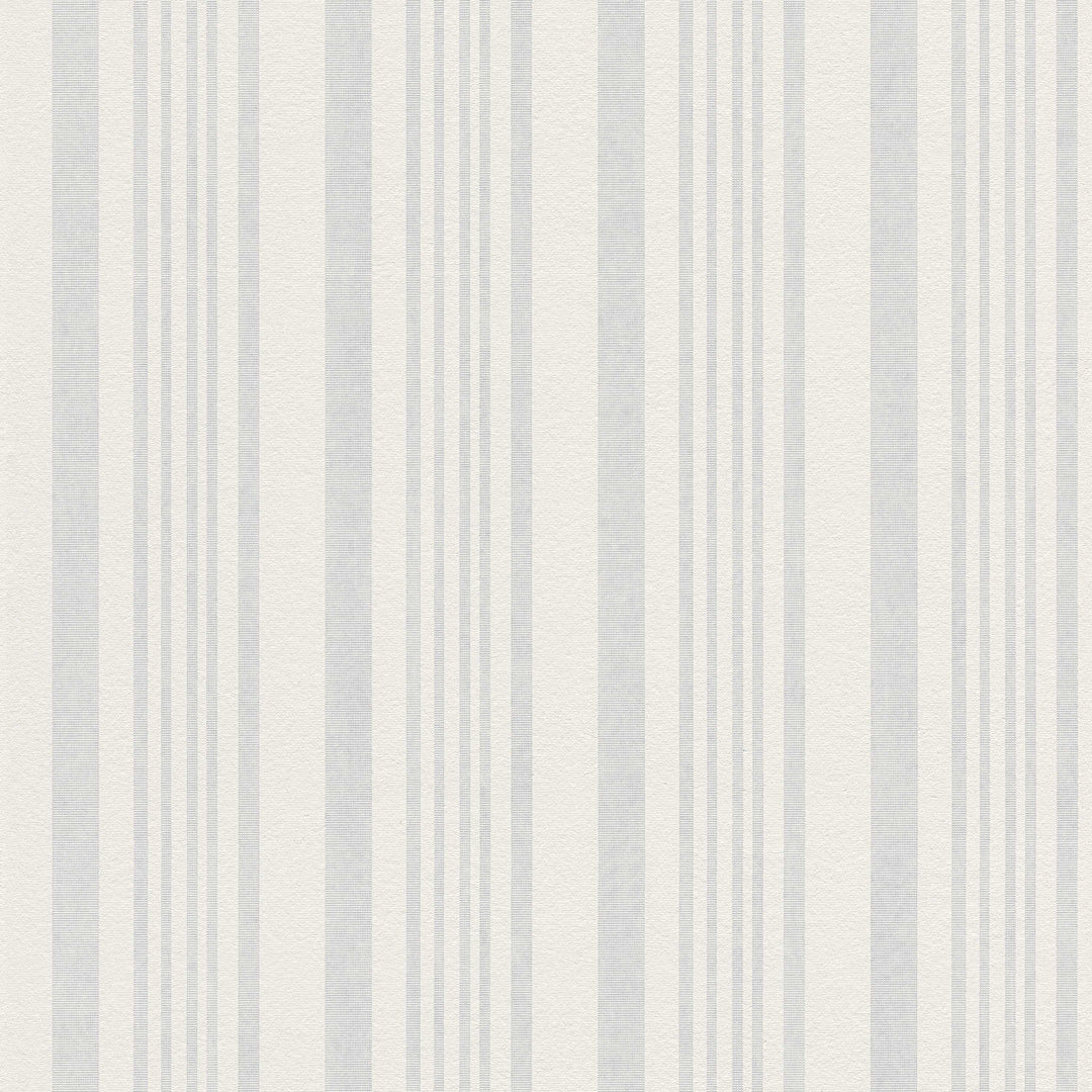 Baltas krāsojamas tapetes ar stīipainu rakstu 571014 (0.53x10m) AS Creation