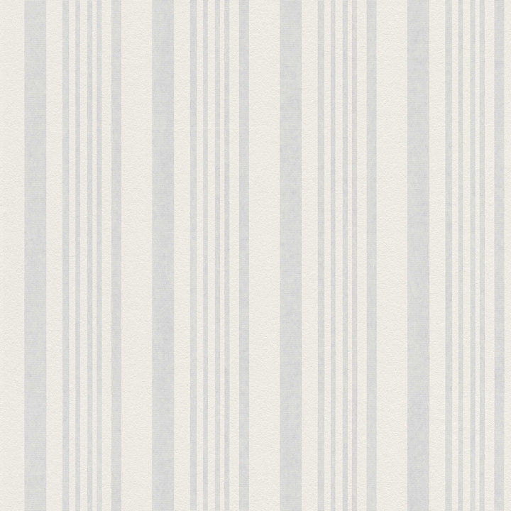 Baltas krāsojamas tapetes ar stīipainu rakstu 571014 (0.53x10m) AS Creation
