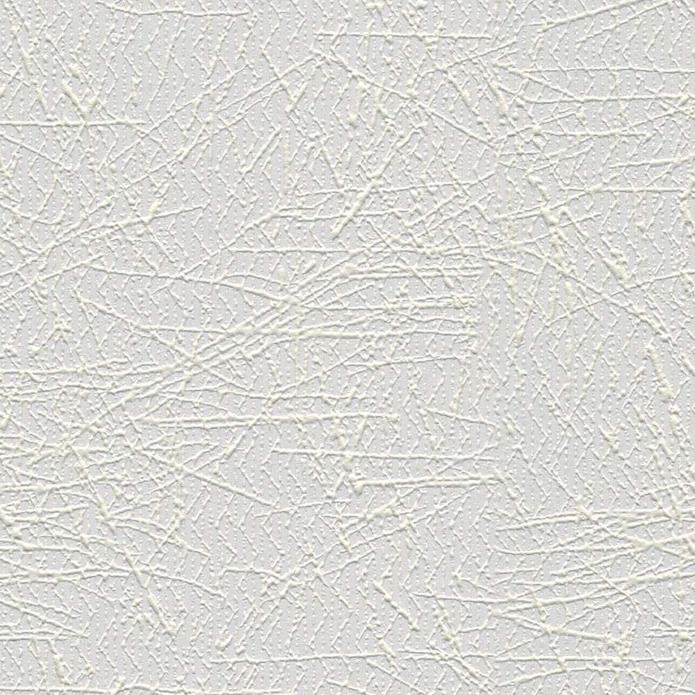 Teksturētas tapetes - krāsojamas, baltas  AS Creation