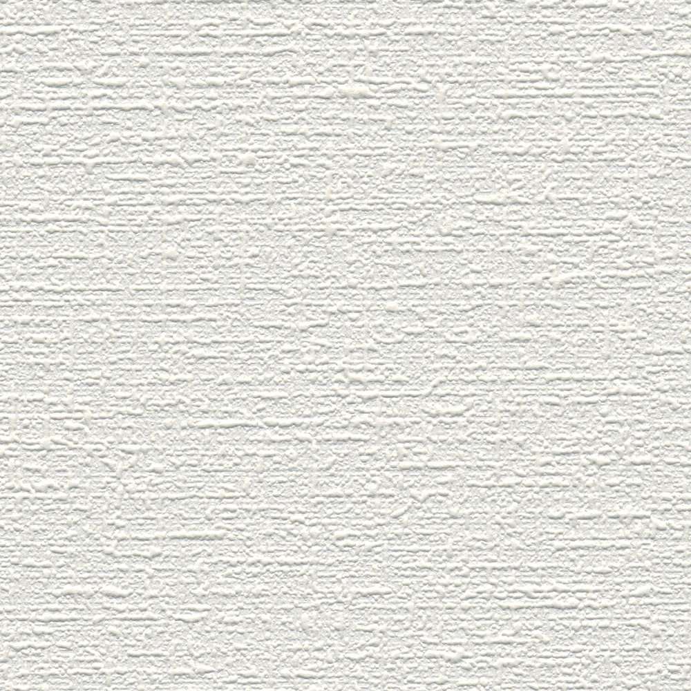 Tapetes ar smalko ģipša struktūru - krāsojamas, baltas  AS 574916 AS Creation