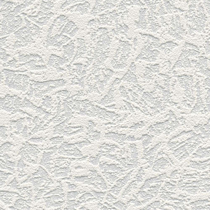 Krāsojamās tapetes ar apmetuma izskatu - baltas 643018 (1.06x25m) AS Creation