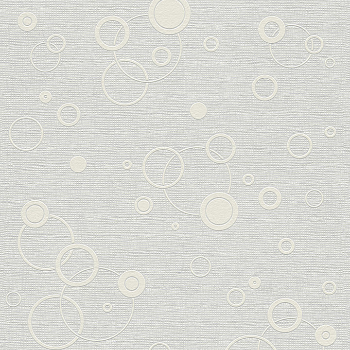 Krāsojamas tapetes ar apļiem AS Creation 960610 (0.53x10m) AS Creation