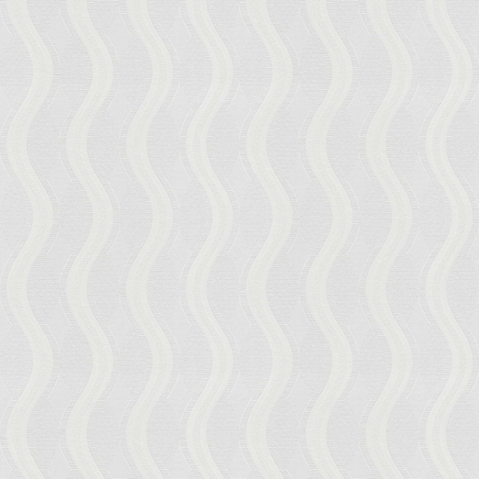 Retro stila tapetes ar līnijas dizainu, baltas  AS Creation 241313 AS Creation