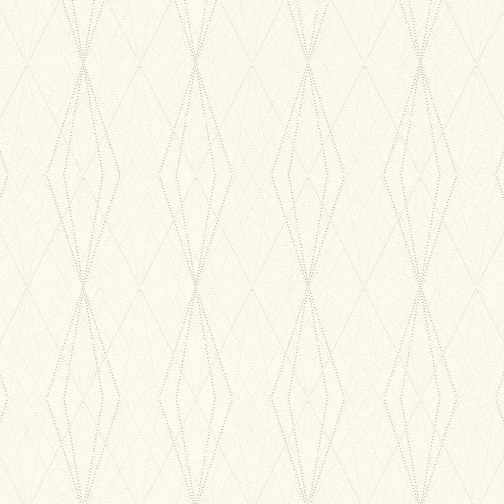 Baltas tapetes ar grafisku rakstu Emotion Graphic AS Creation 368801 AS Creation