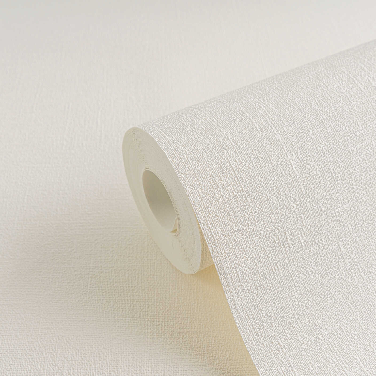 Krēmkrāsas tapetes viesistabai, matētas ar teksturētu rakstu, 1315141 AS Creation