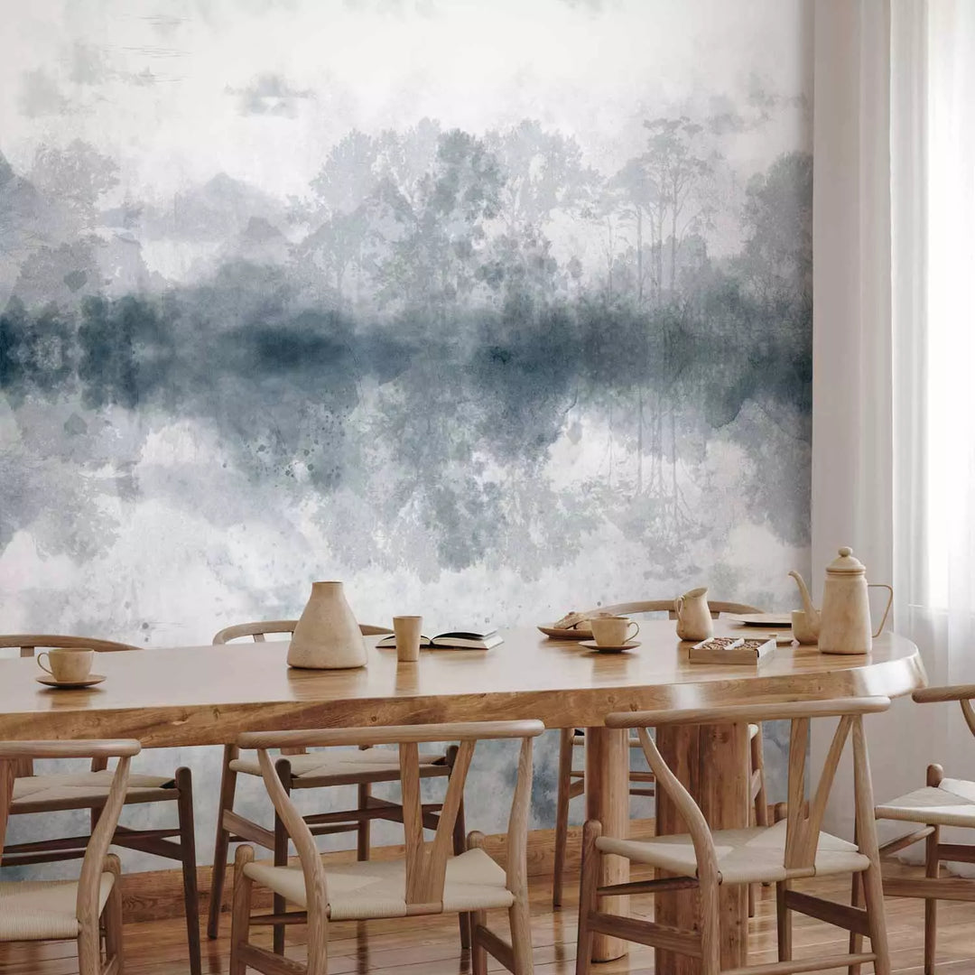 Fototapetai - Pilkos spalvos ežeras, 138826