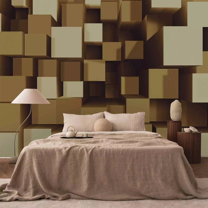 Lielformāta 3D fototapetes - Ģeometriskā harmonija, 500x280 cm Tapetenshop.lv