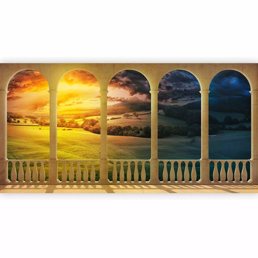 Lielformāta 3D fototapetes - Sapnis par burvīgiem laukiem, 550x270 cm Tapetenshop.lv