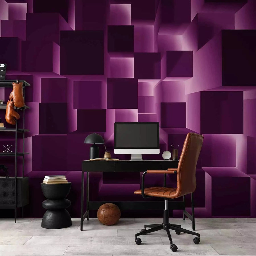 Lielformāta 3D fototapetes violētā krāsā - Violets hīts, 91372, 500x280 cm Tapetenshop.lv