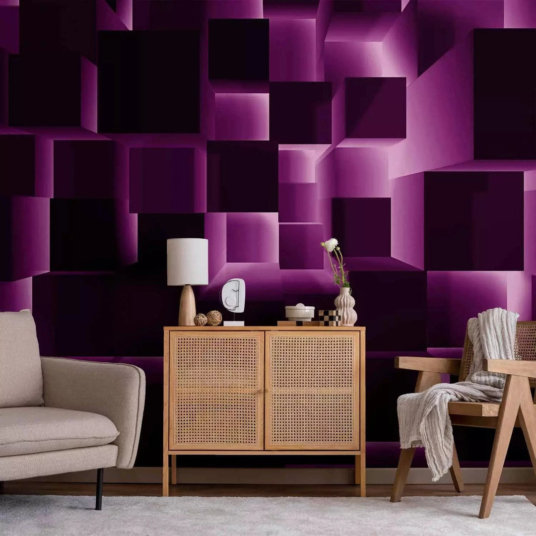 Lielformāta 3D fototapetes violētā krāsā - Violets hīts, 91372, 500x280 cm Tapetenshop.lv