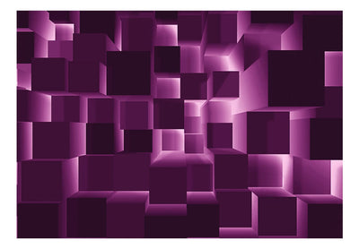 Большой формат 3D Фотообои в фиолетовом цвете - Violet hit, 91372 G-ART