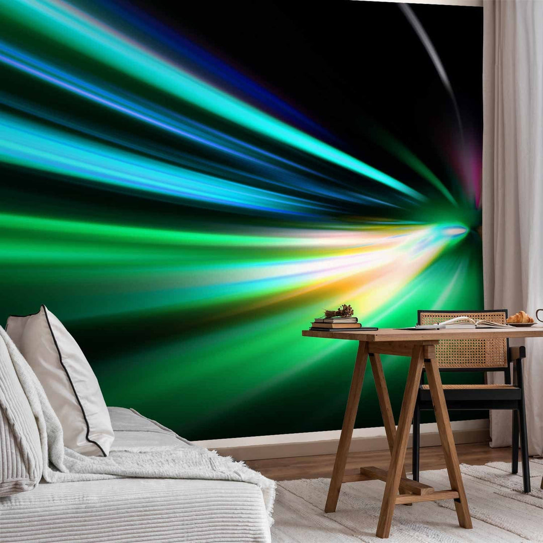 Lielās, lielformāta fototapetes ar abstraktā grafiku - Ātrums 550x270 cm G-ART