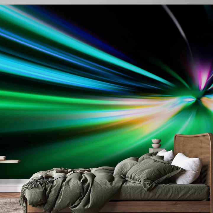 Lielās, lielformāta fototapetes ar abstraktā grafiku - Ātrums 550x270 cm G-ART