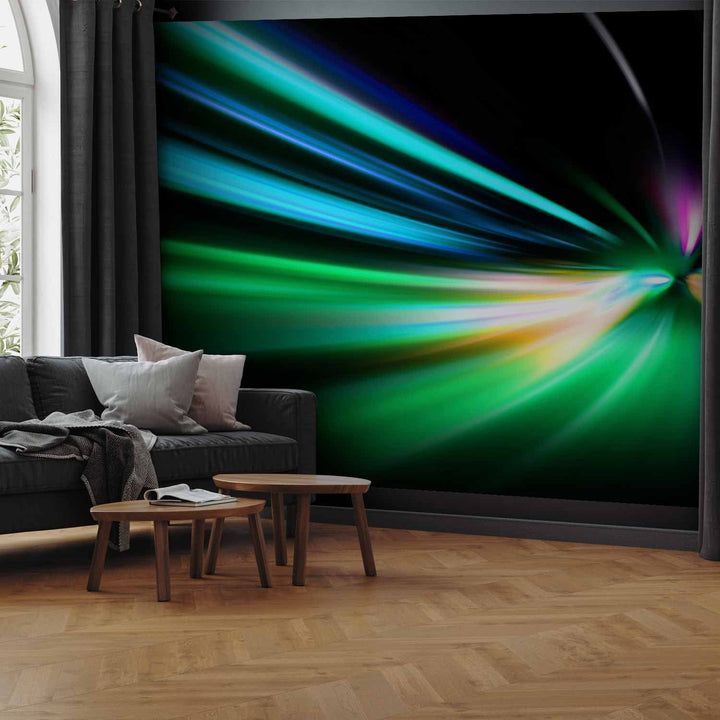 Lielās, lielformāta fototapetes ar abstraktā grafiku - Ātrums 550x270 cm G-ART