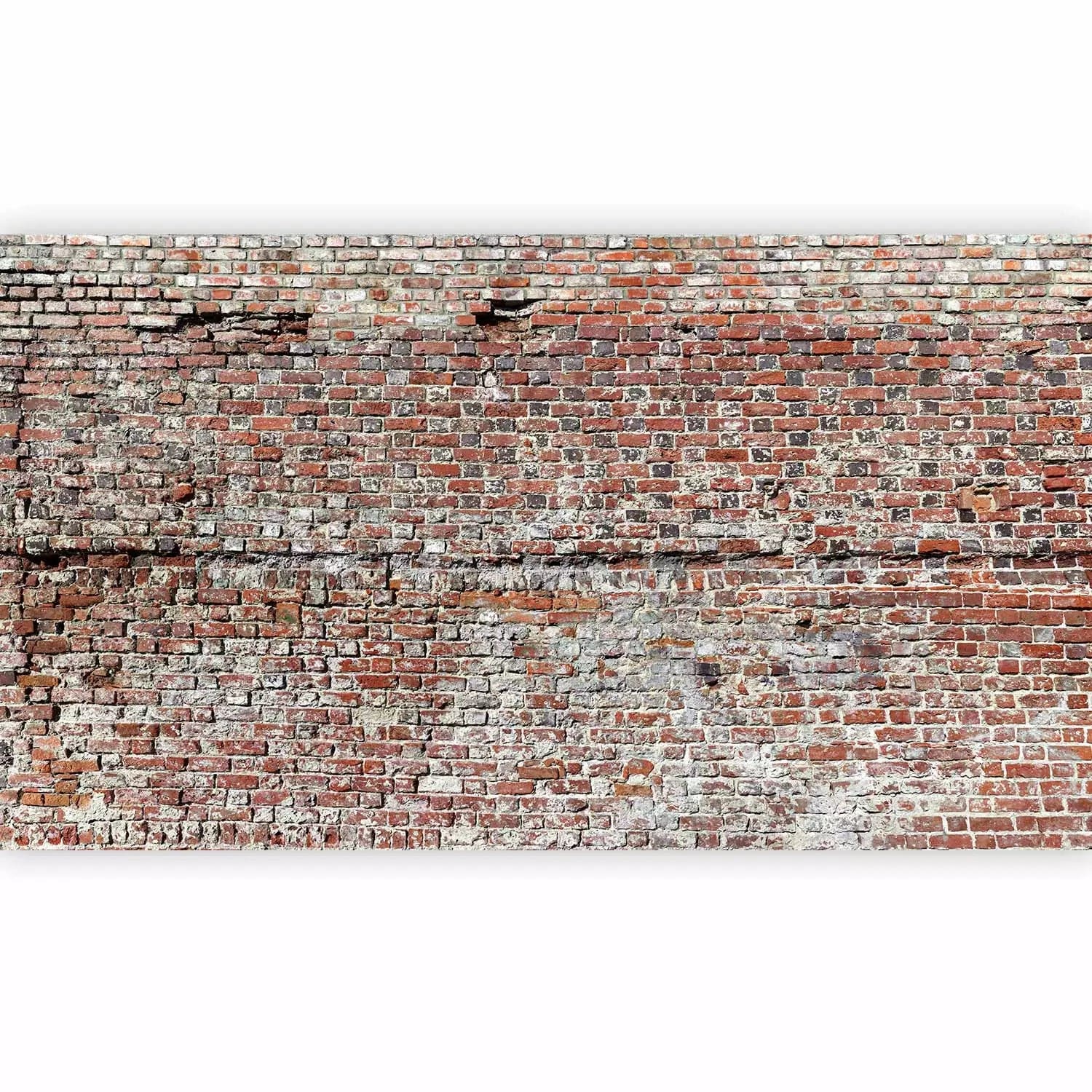 Lielformāta fototapetes ar ķieģeļa sienu, sarkanbrūnas - 500x280 cm G-ART
