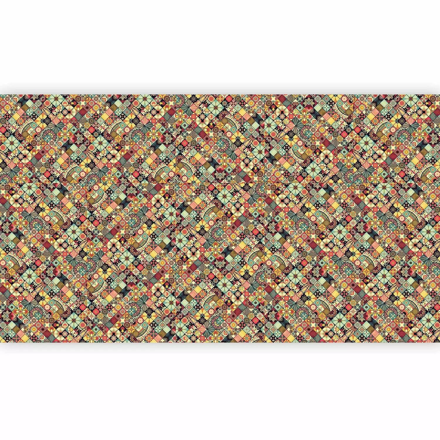 Lielformāta fototapetes, daudzkrāsainas - mozaīka, 500x280 cm G-ART