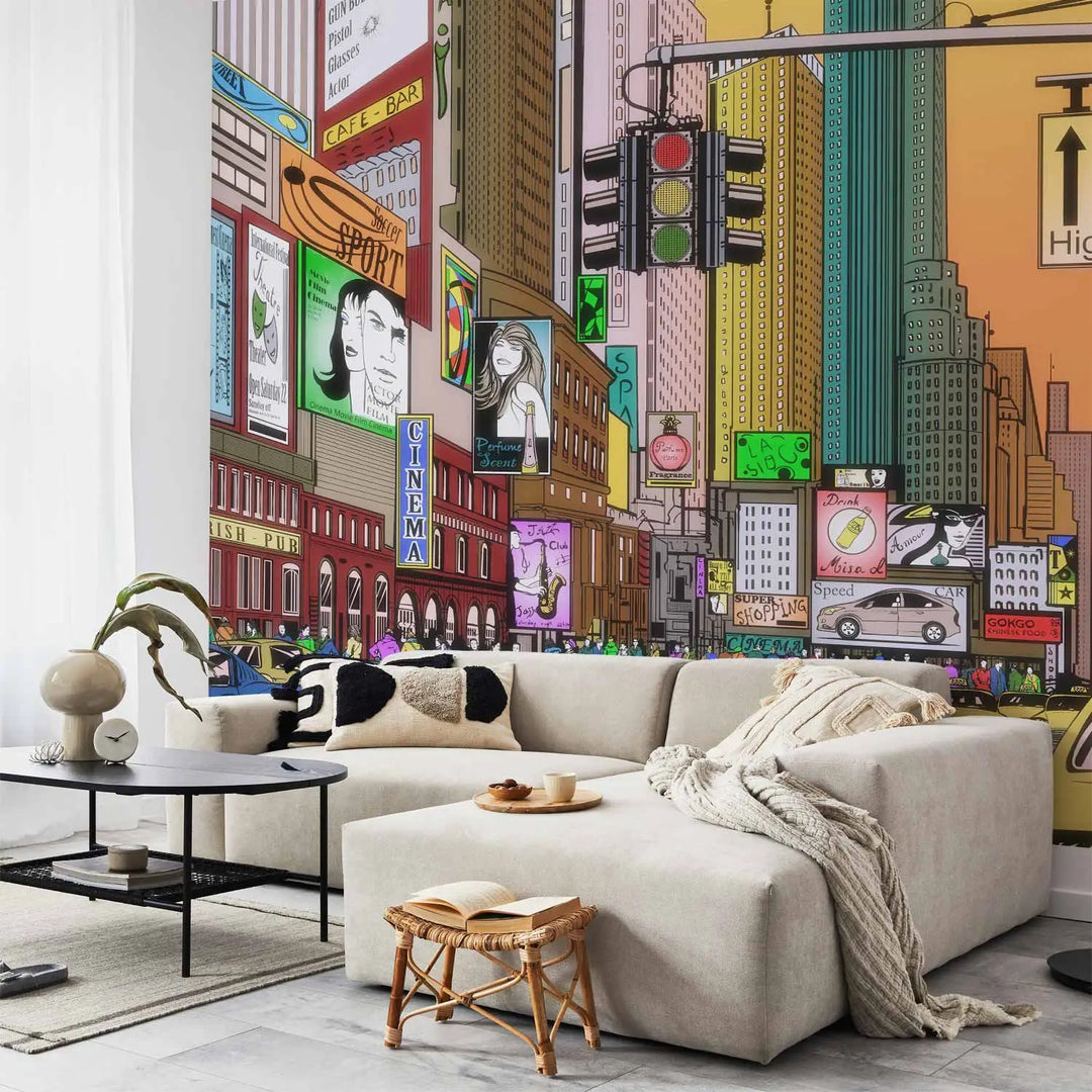 Lielās, lielformāta fototapetes - Krāšņa pilsēta Ņujorka 550x270 cm G-ART