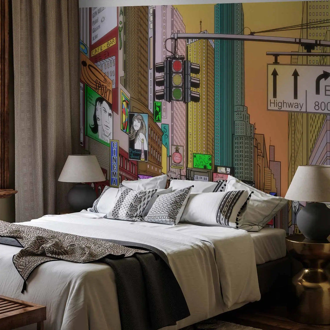 Lielās, lielformāta fototapetes - Krāšņa pilsēta Ņujorka 550x270 cm G-ART