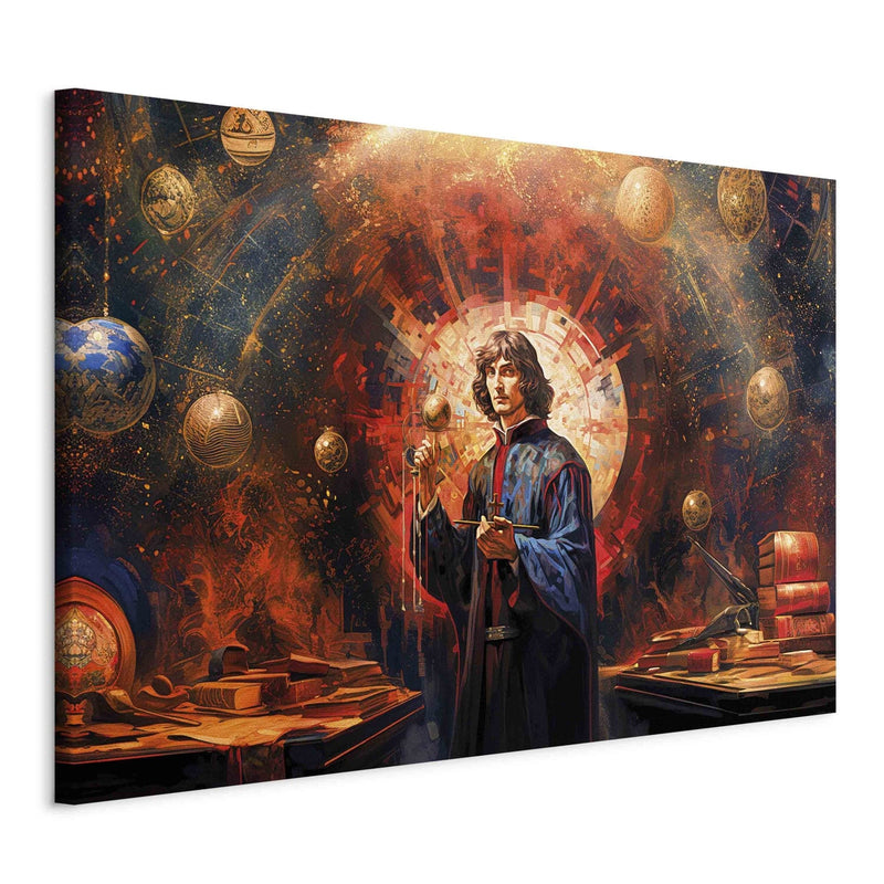 Lielformāta glezna - Koperniks mūsdienu skatījumā, 151546, XXL izmērs G-ART