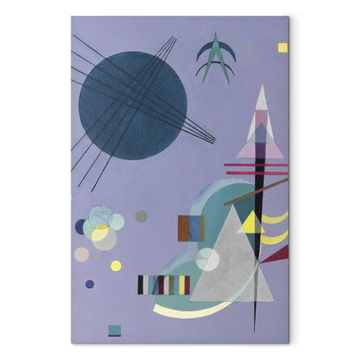 Large format painting, Violet Abstraction - Kandinsky's Colorful Geometric Composition, 151641, XXL G-ART