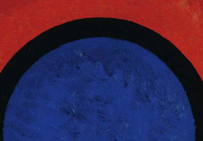Lielformāta glezna - Zilais aplis - ekspresīva kompozīcija, Vasilijs Kandinskis, 151647, XXL G-ART