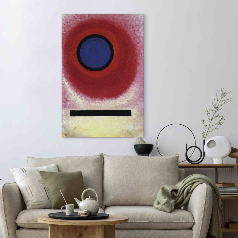 Large-format painting - Blue circle - expressive composition, Wassily Kandinsky, 151647, XXL G-ART