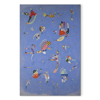 Lielformāta glezna - Zilas debesis - Kandinska kompozīcija ar abstraktām formām, 151645, XXL G-ART