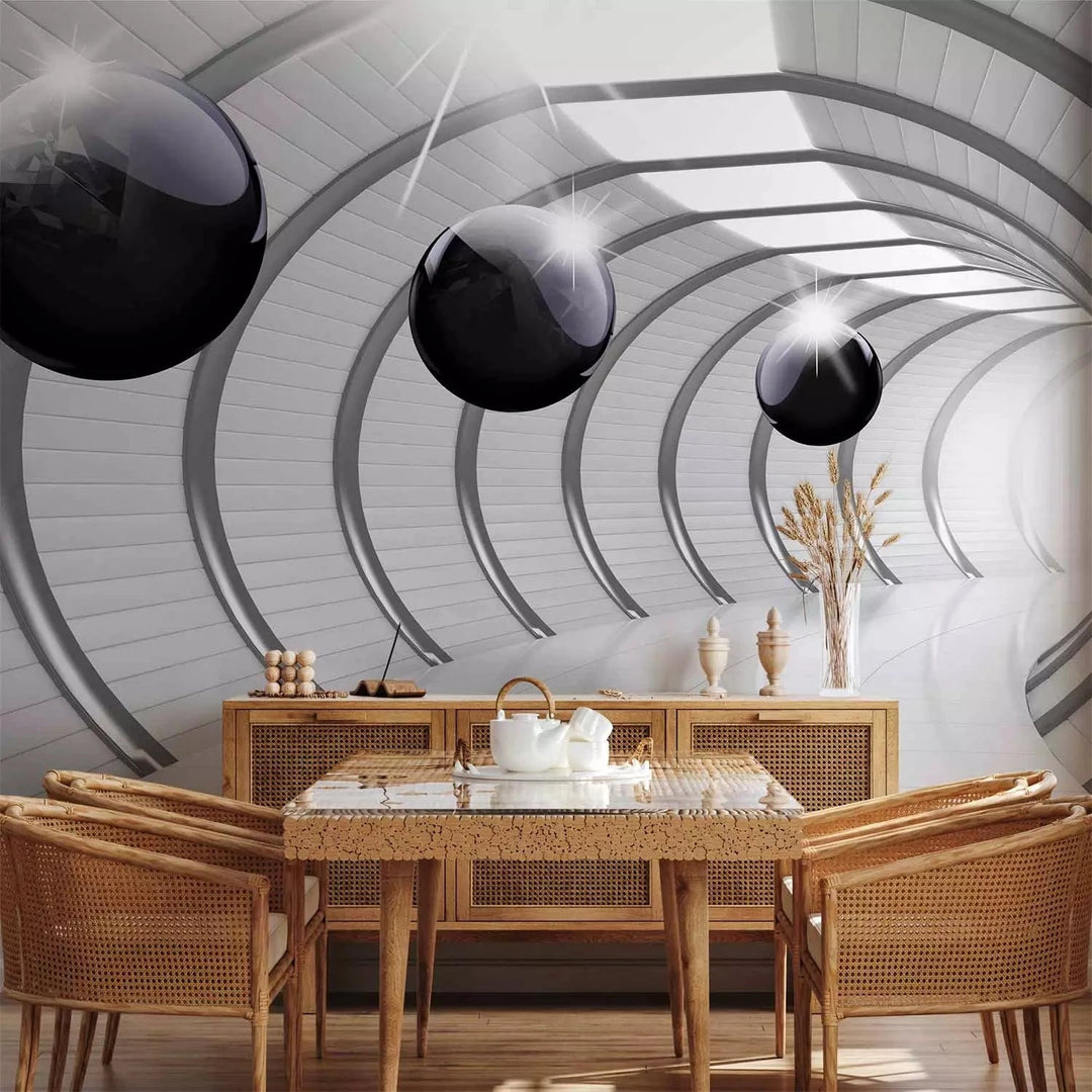 Lielformāta modernas fototapetes - Futūristiskais tunelis, 500x280 cm Tapetenshop.lv
