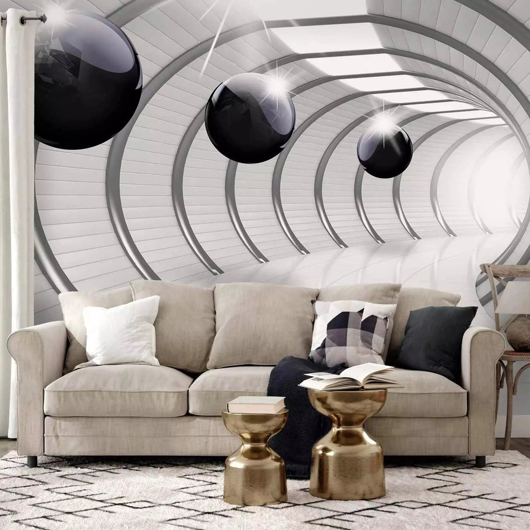 Lielformāta modernas fototapetes - Futūristiskais tunelis, 500x280 cm Tapetenshop.lv
