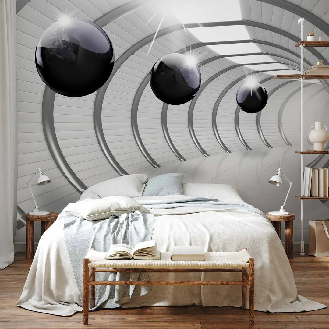 Lielformāta modernas fototapetes - Futūristiskais tunelis, 90457, 500x280 cm Tapetenshop.lv