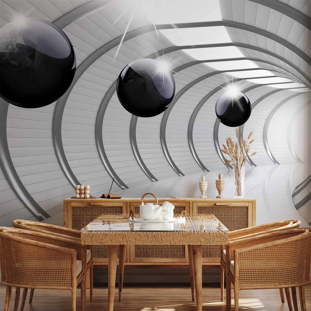 Lielformāta modernas fototapetes - Futūristiskais tunelis, 90457, 500x280 cm Tapetenshop.lv