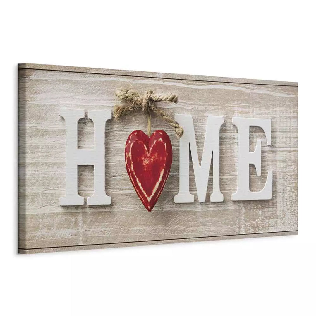 Canvas-taulut Home: punainen