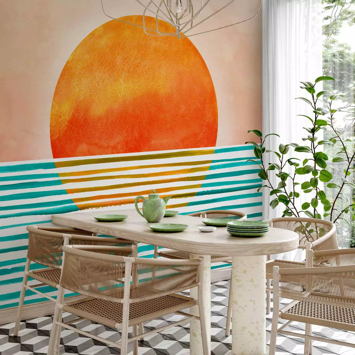 Фотообои - Морской пейзаж в ярких тонах, 137905