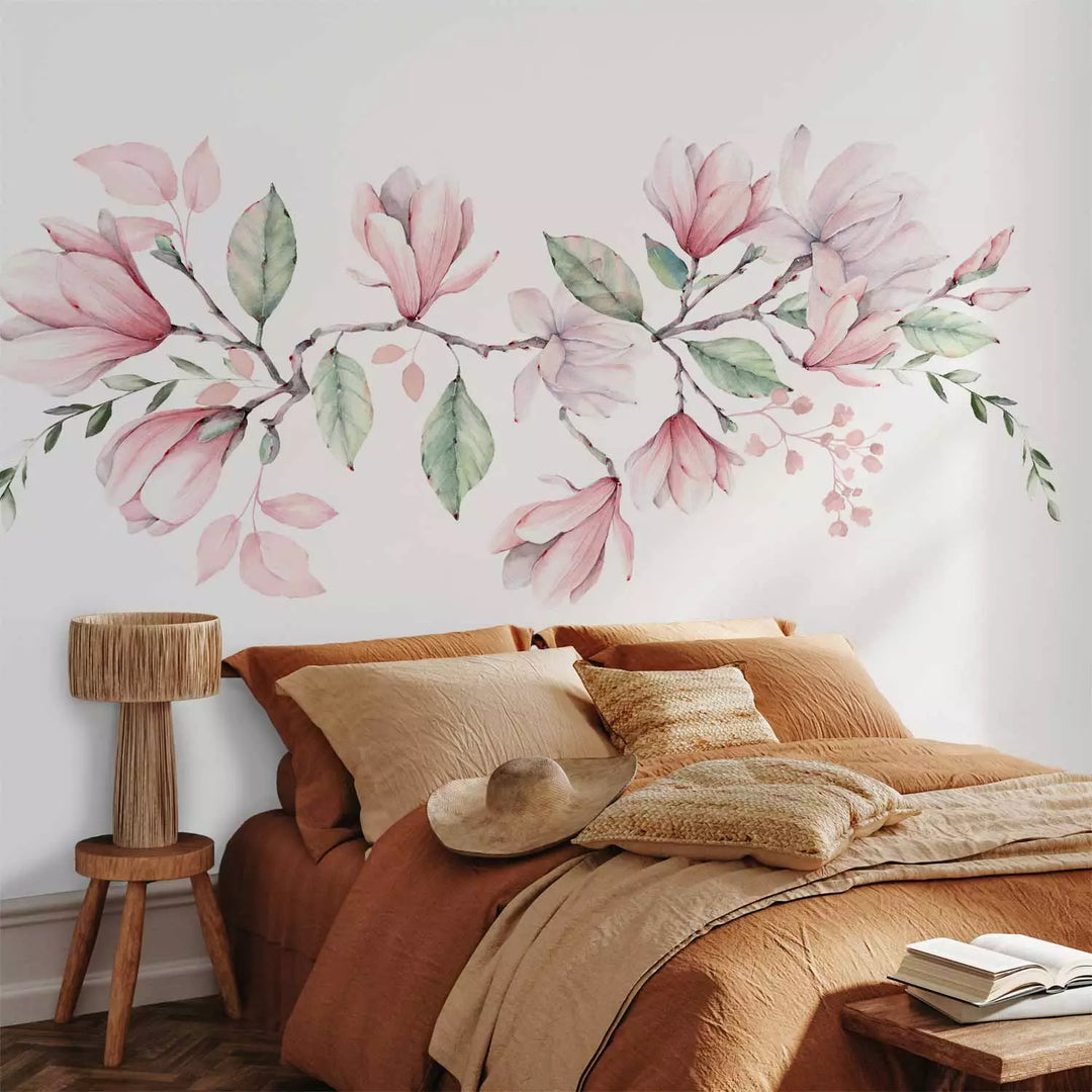 Fototapeet - Magnoolia õis, roosa toonid, 143171