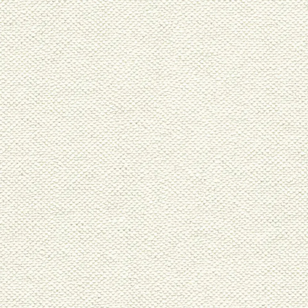 Nespalvotų kreminių tapetų su subtilia tekstilės tekstūra stambiu planu. SKU: 3010706, AS Creation.