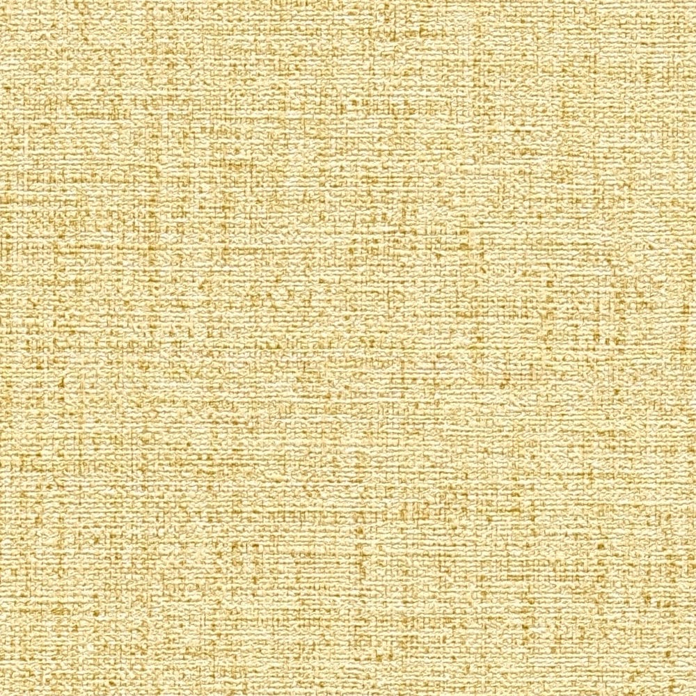 Matētas tapetes ar tekstila rakstu dzeltenā krāsā - 1360410 AS Creation
